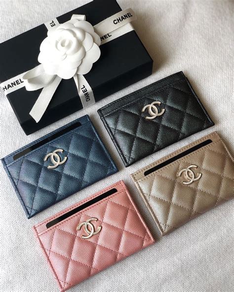 chanel card.holder|Chanel card holder women.